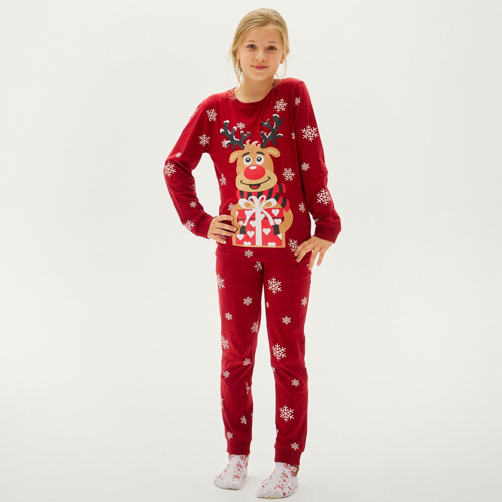 Rudolfs Cute Julpyjamas - Barn.